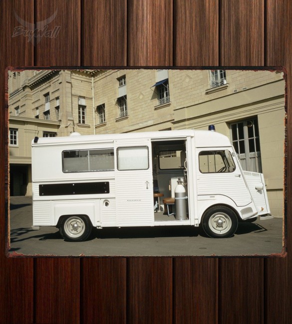 Металлическая табличка Citroen HY Ambulance Металлическая табличка Citroen HY Ambulance